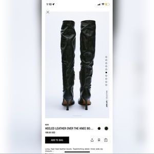 Heeled over the knee boots